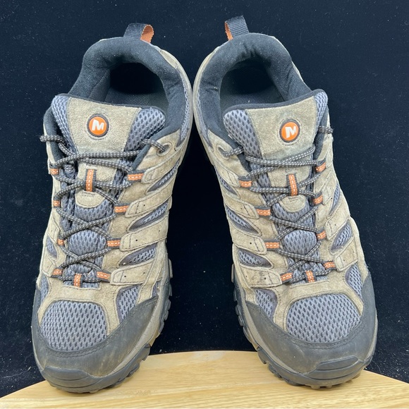 Merrell Men Moab 2 Waterproof Hiking Shoes Walnut Suede, Leather & Mesh Size 12 - Picture 10 of 11
